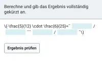 Brüche - Multiplikation